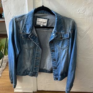 The Style Between Us Cropped Jean Jacket